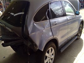 2008 HONDA CR-V, BLUE, EX-L, 2.4L, AT, FWD.   A25185